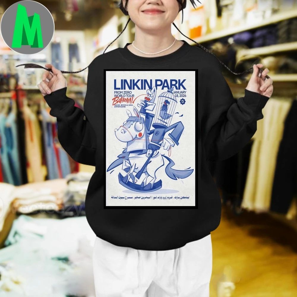 Linkin Park Tour Sakhir Bahrain Jan 18 2026 Poster Shirt
