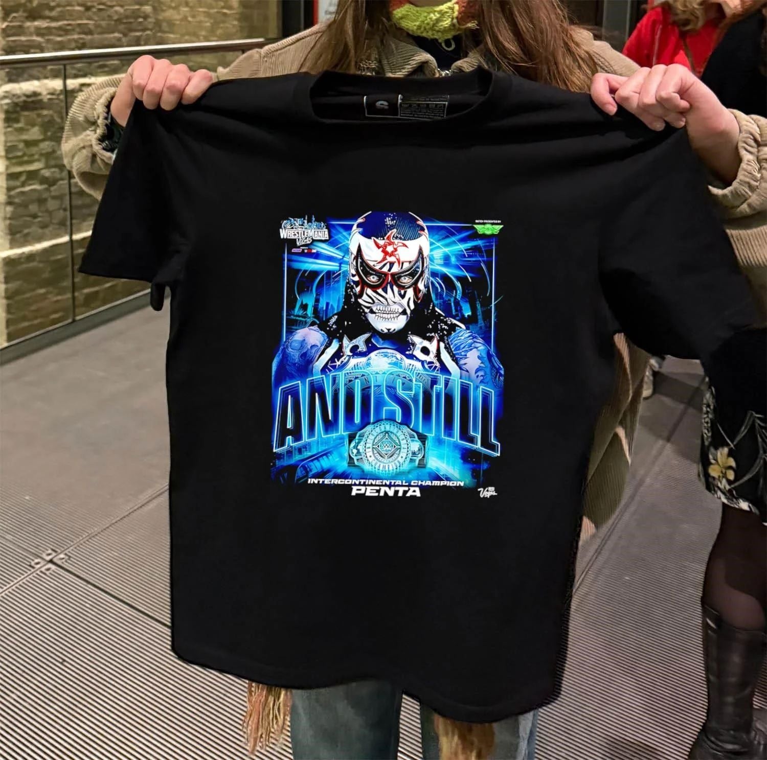 Penta 2026 Wrestlemania Las Vegas Intercontinental Champion shirt
