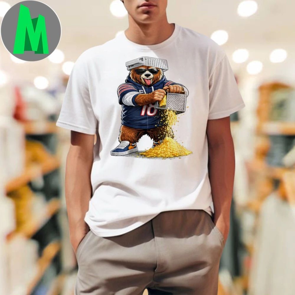 Original Bear with Cheese Grater Hat And Sunglasses Shirt