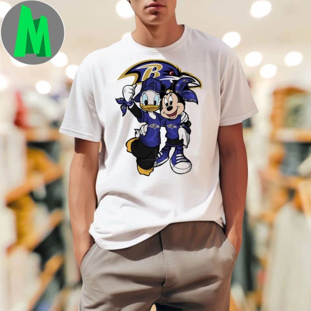 Daisy Minnie Baltimore Ravens Logo 2025 Shirt