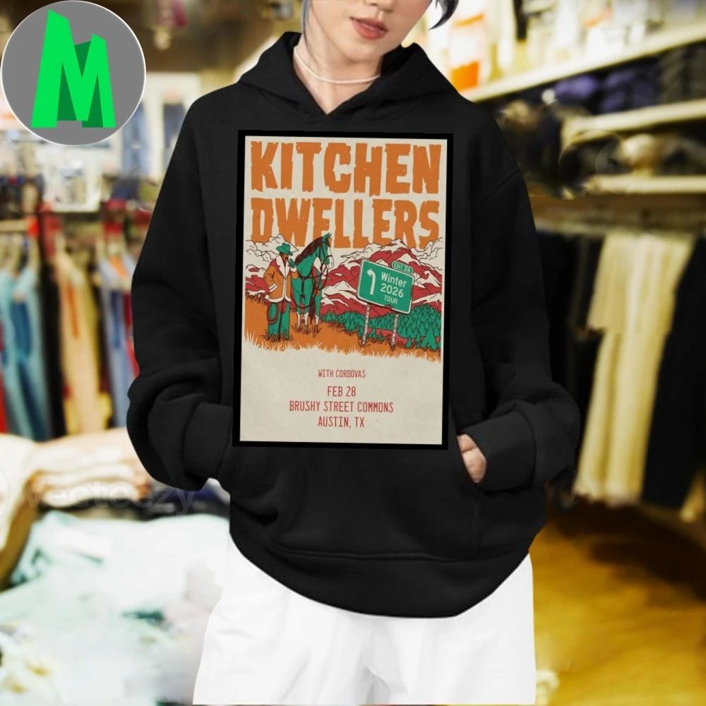 Original Kitchen Dwellers Empire Garage Austin Tx Feb 28 2026 Poster T-Shirt