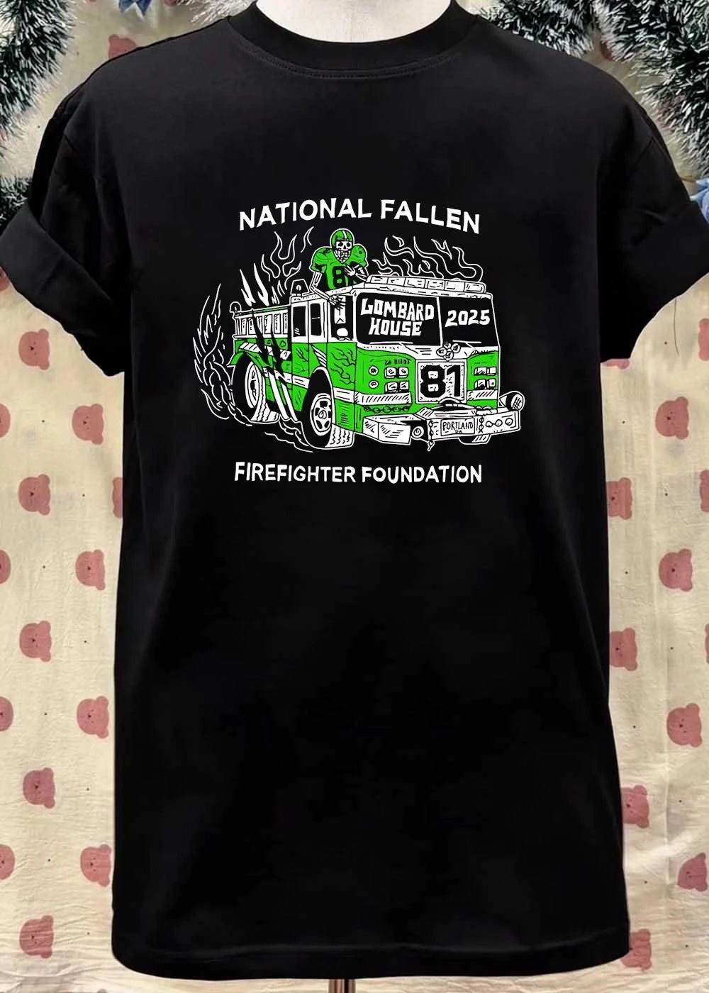 National Fallen Lombard House Firefighter Foundation shirt