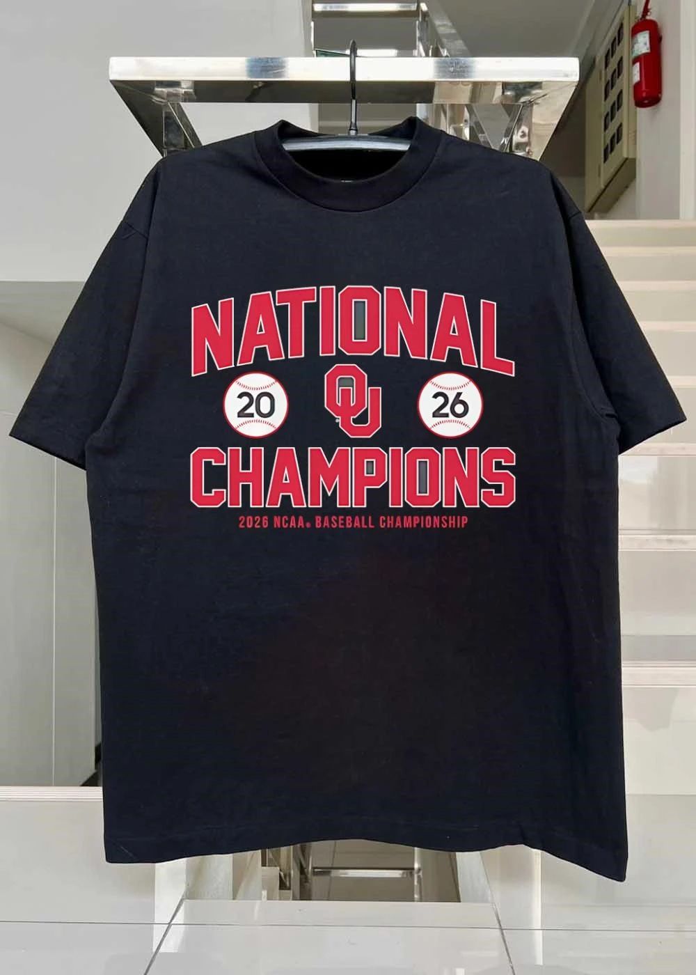 47 Brand Official OU National Champions 2026 NCAA Baseball Championship shirt