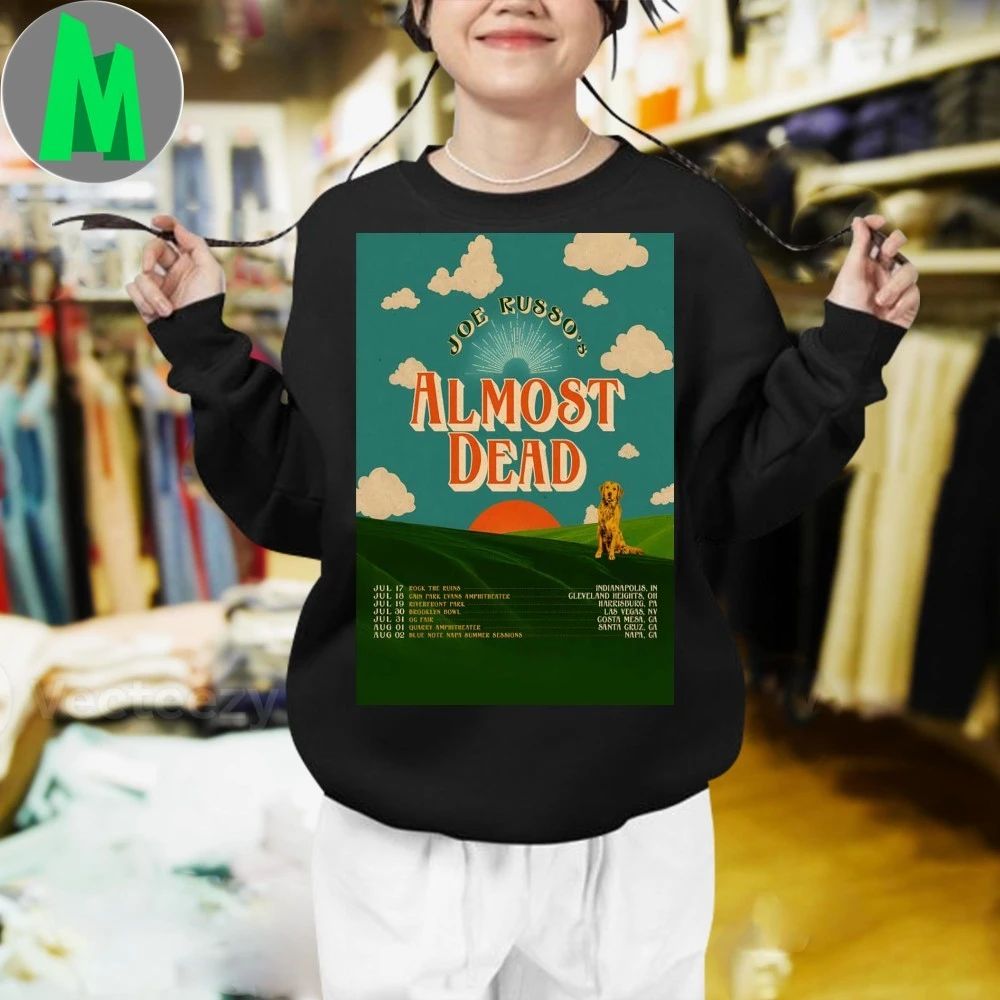 Joe Russo’s Almost Dead Summer Tour 2026 Poster Shirt