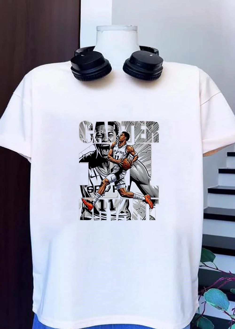Keldon Johnson Kobe Bryant Vince Carter San Antonio Spurs NBA CARTER 11 SPURS 11 BRYANT shirt