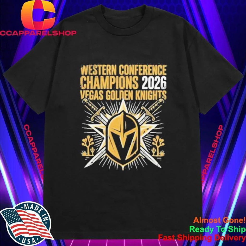 Vegas Golden Knights 2026 Western Conference Champions Shirt