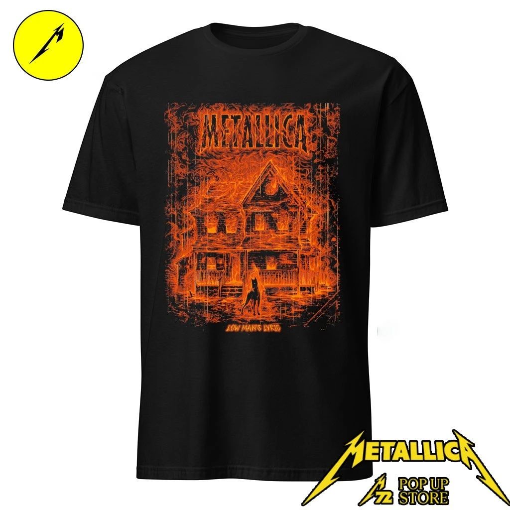 Metallica Low Man’s Lyric Poster Art T-Shirt