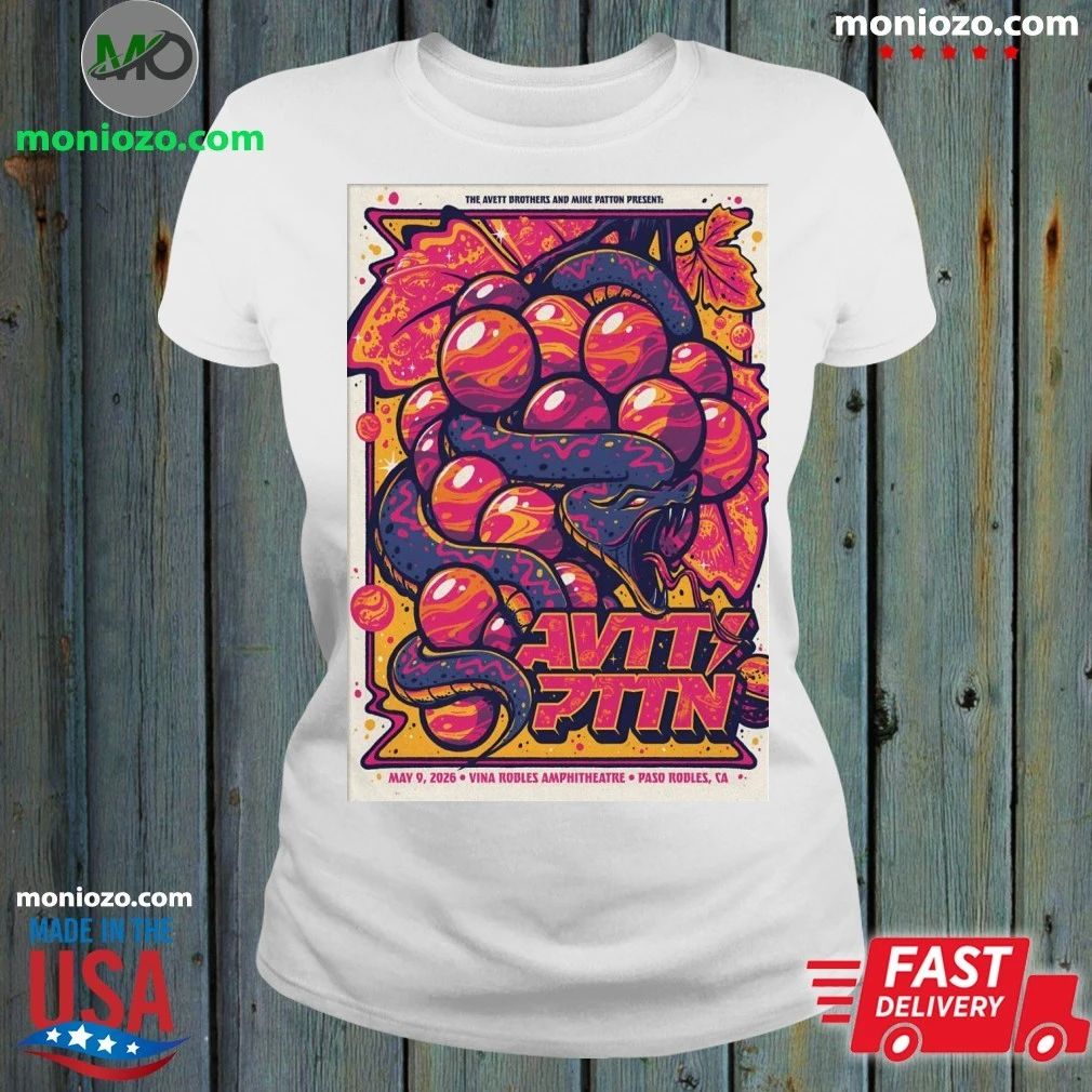 The Avett Brothers In Paso Robles CA On May 9 2026 Poster Shirt