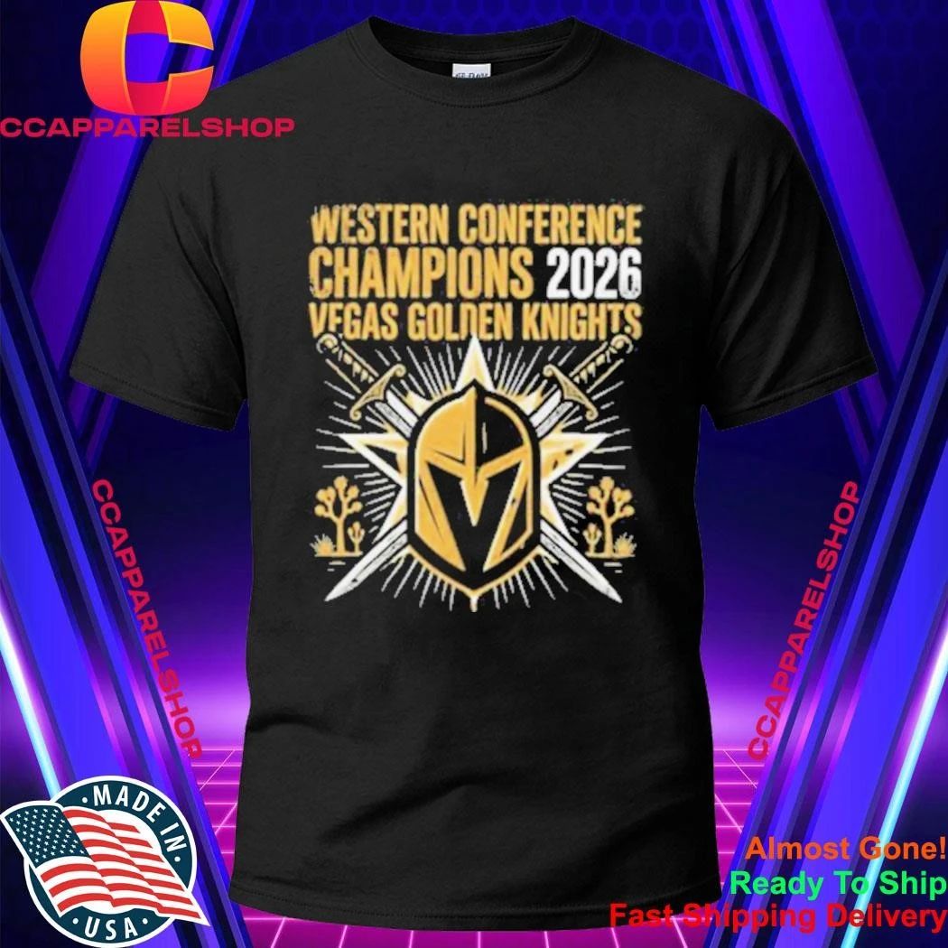 Vegas Golden Knights 2026 Western Conference Champions Shirt