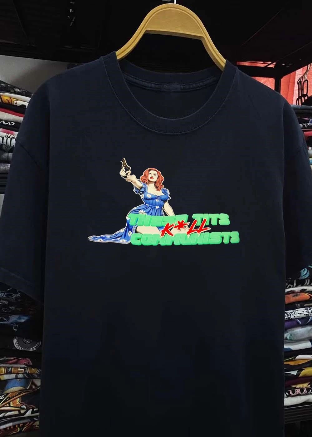 These Tits Kill Communists Graphic Shirt
