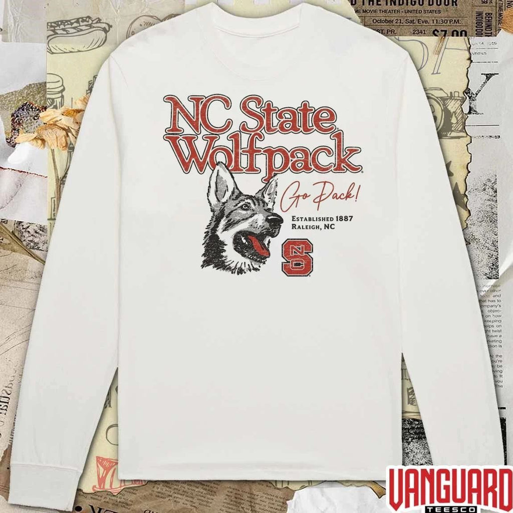 NC State Wolfpack Go Pack Raleigh NC Distressed Wolfpack t-shirt