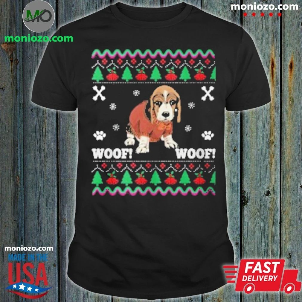 Original Dog Ugly Woof Beagle Baseball T-Shirt