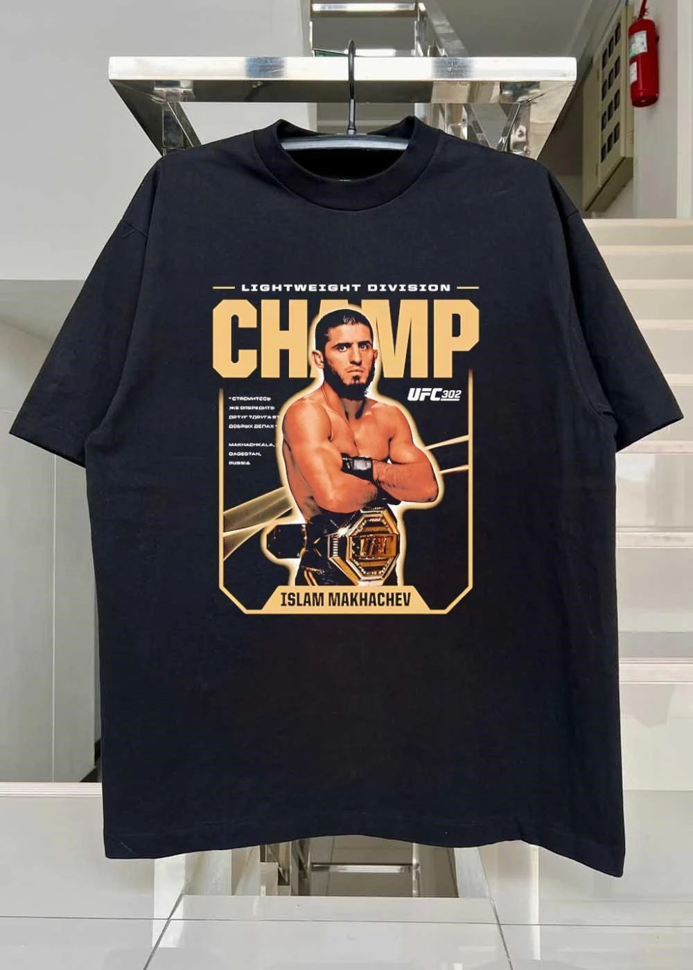 Islam Makhachev UFC 302 Lightweight Division Champ Shirt
