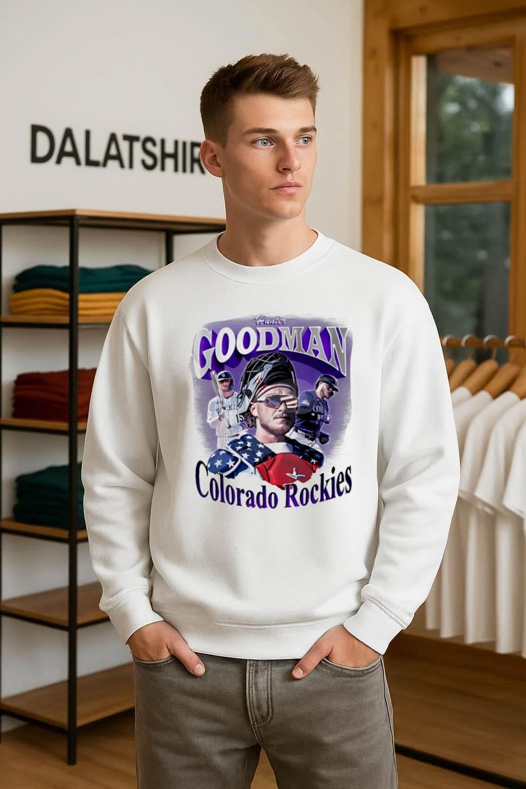 Colorado Rockies Hunter Goodman shirt