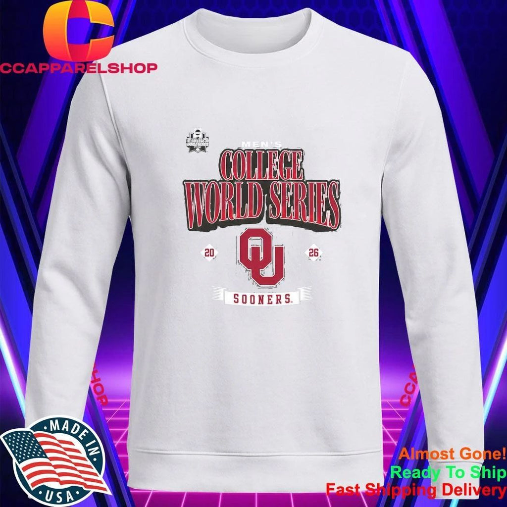 Oklahoma Sooners Men’s College World Series 2026 Shirt