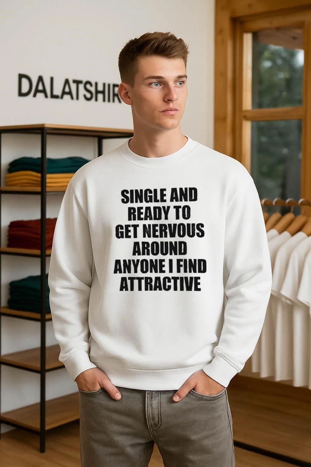 Single And Ready To Get Nervous Around Anyone I Find Attractive shirt