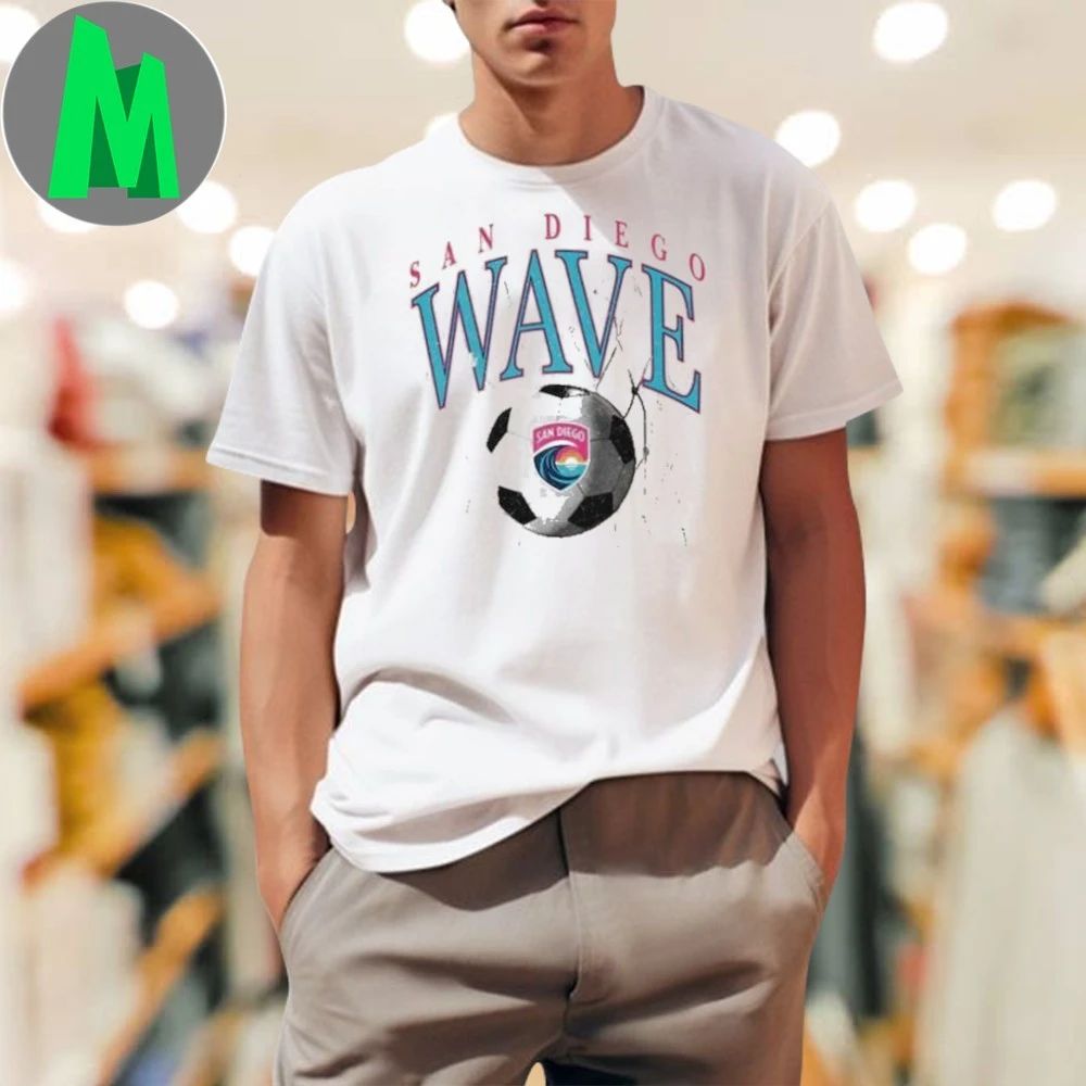 Original NWSL San Diego Wave Heavyweight Logo T-Shirt
