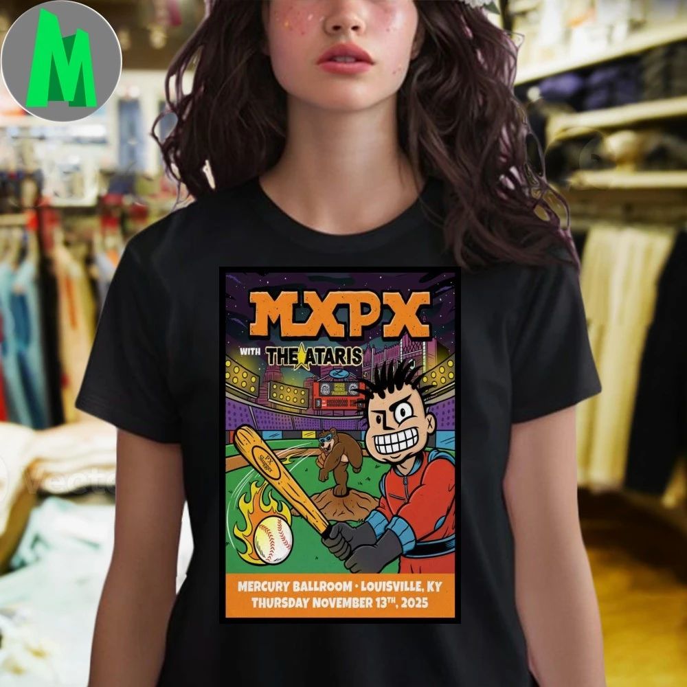 MXPX Louisville KY Concert Nov 13 2025 Poster Shirt