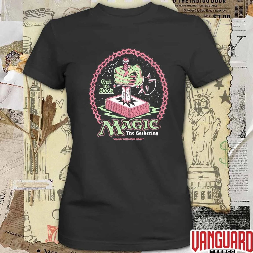 Magic The Gathering Cut The Deck Wizard Of Barge Fantasy Brigade t-shirt