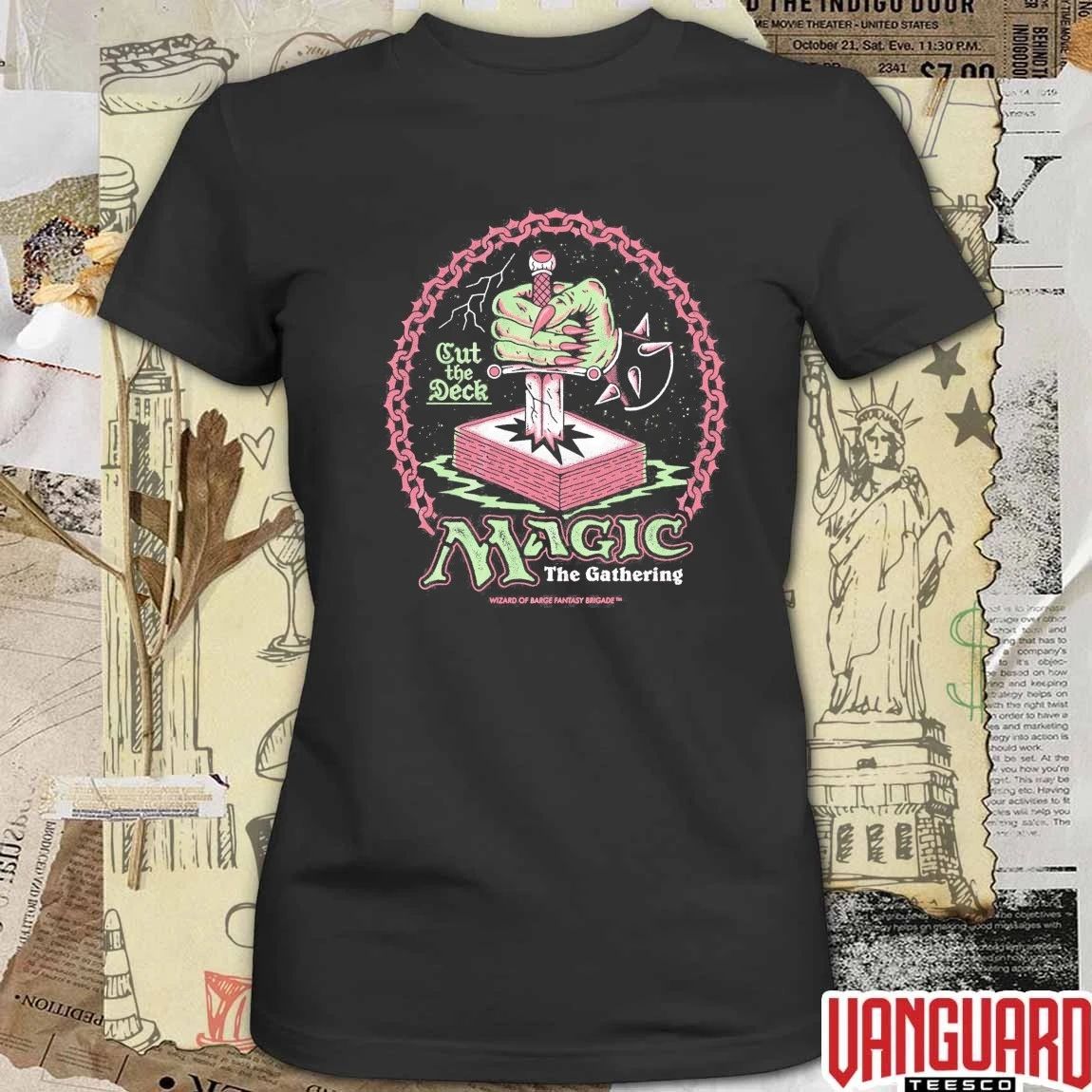 Magic The Gathering Cut The Deck Wizard Of Barge Fantasy Brigade t-shirt