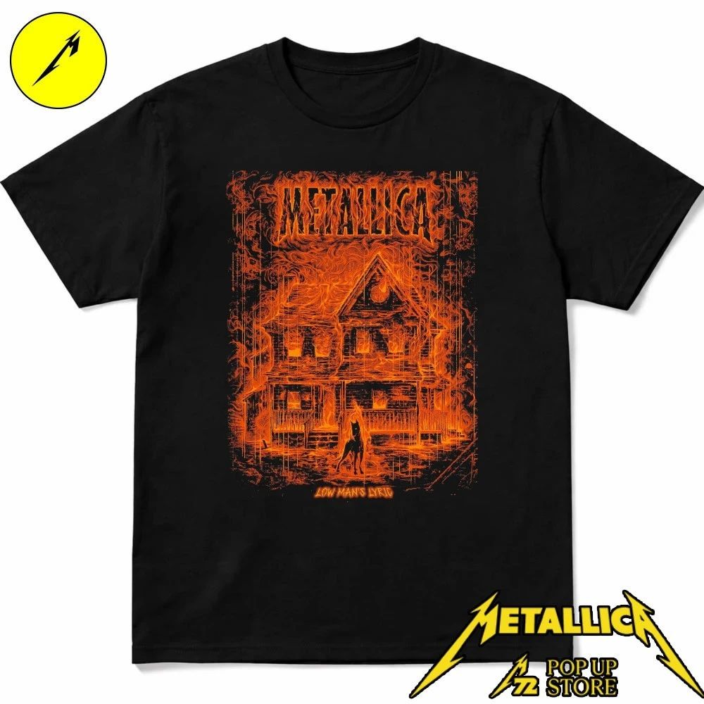 Metallica Low Man’s Lyric Poster Art T-Shirt