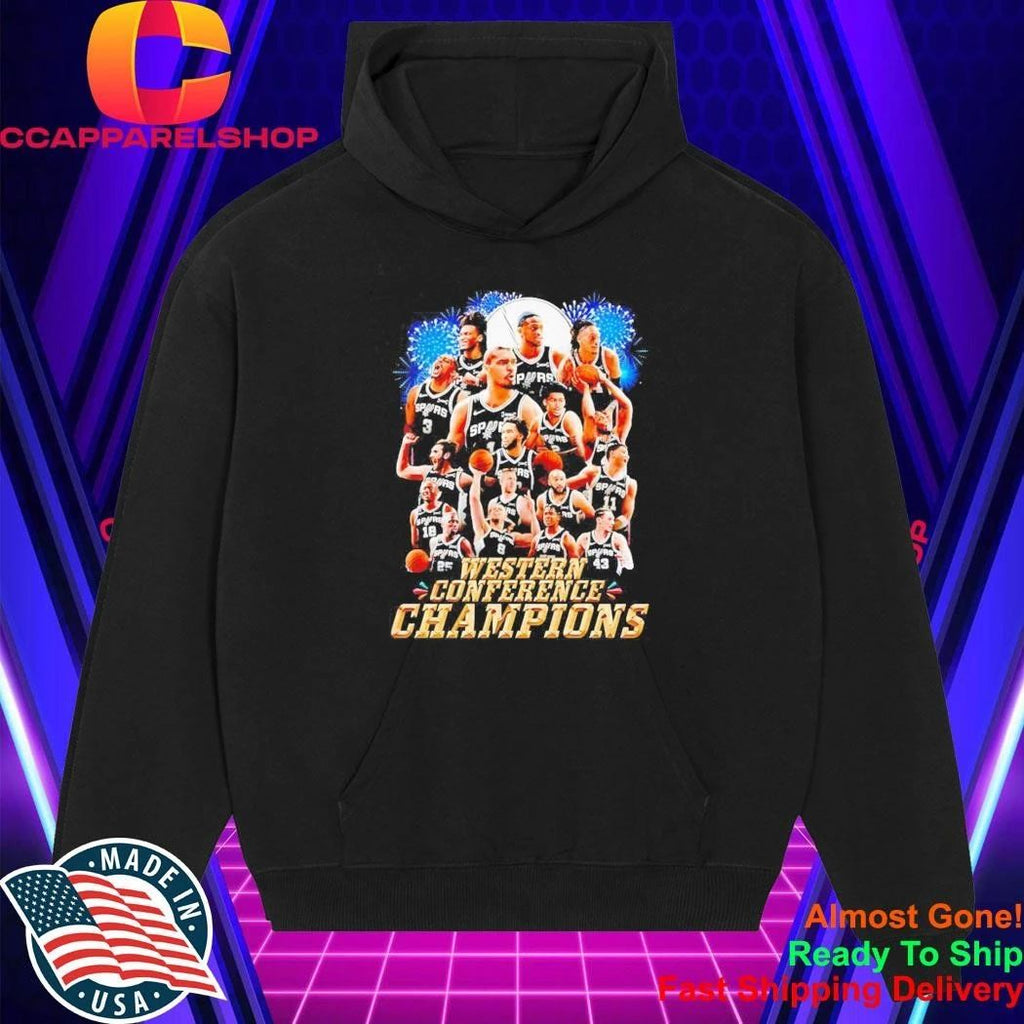 San Antonio Spurs Western Conference Champions Nba Basketball Team Shirt