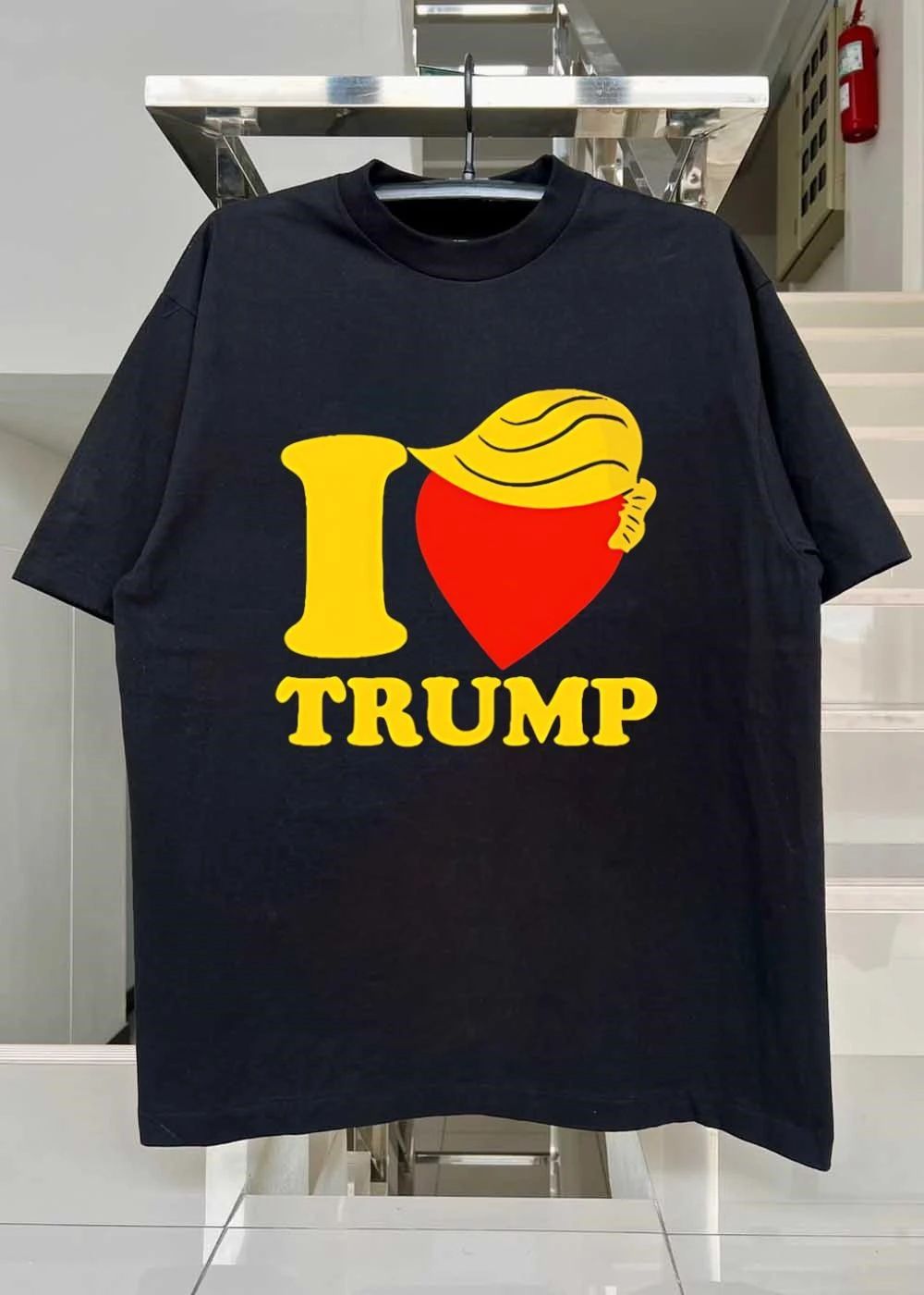 I Love Trump Hairstyle Political Graphic shirt