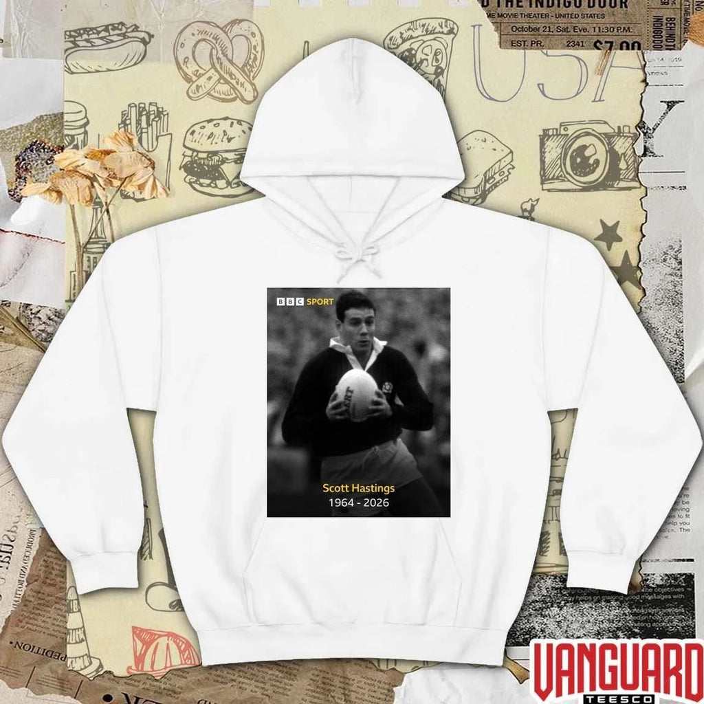 Scott Hastings 1964 – 2026 BBC Sport Scotland Poster t-shirt