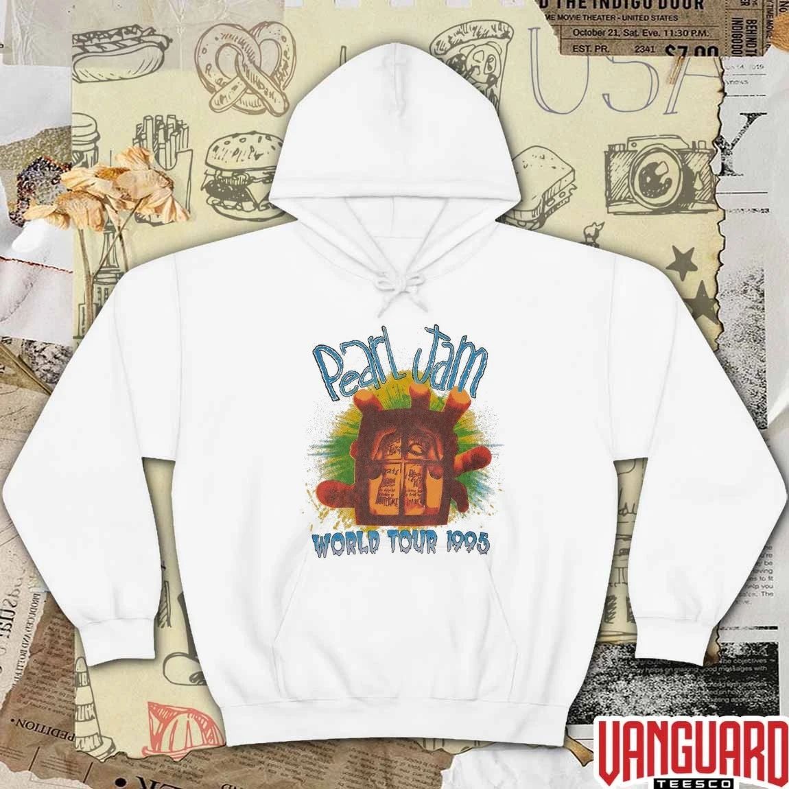 PJ Tucker Pearl Jam 1995 World Tour NBA Basketball Sneaker Culture t-shirt