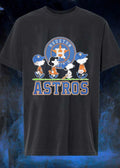 Peanuts Gang Houston Astros Baseball T-Shirt