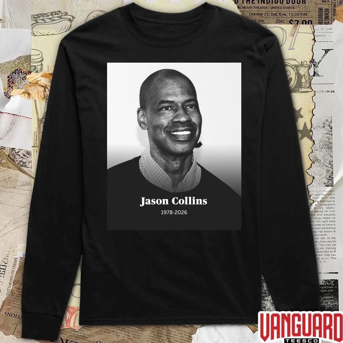 Jason Collins 1978 – 2026 ESPN Poster t-shirt