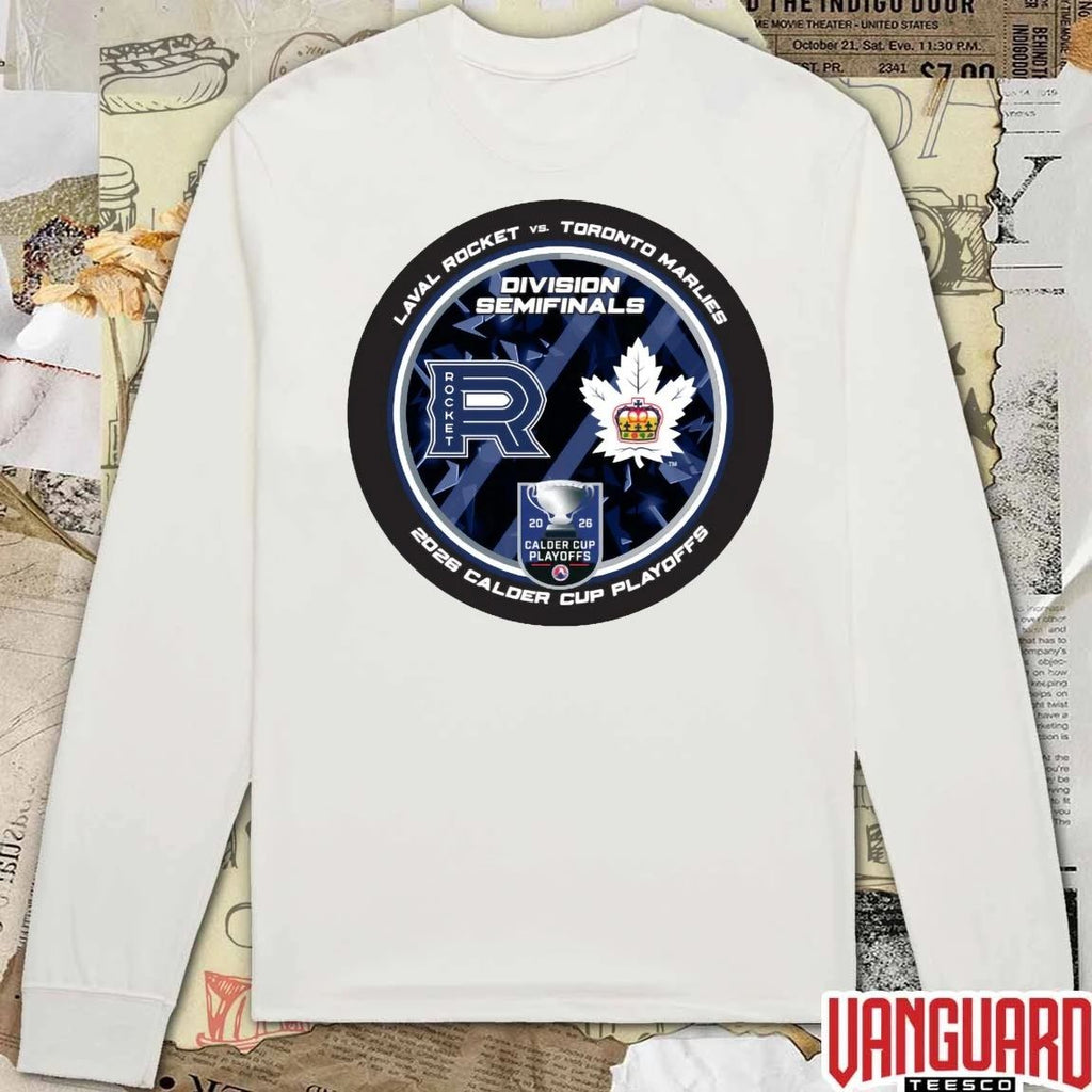 Funny Laval Rocket vs Toronto Marlies 2026 Calder Cup Playoffs Division Semifinals Dueling Souvenir t-shirt
