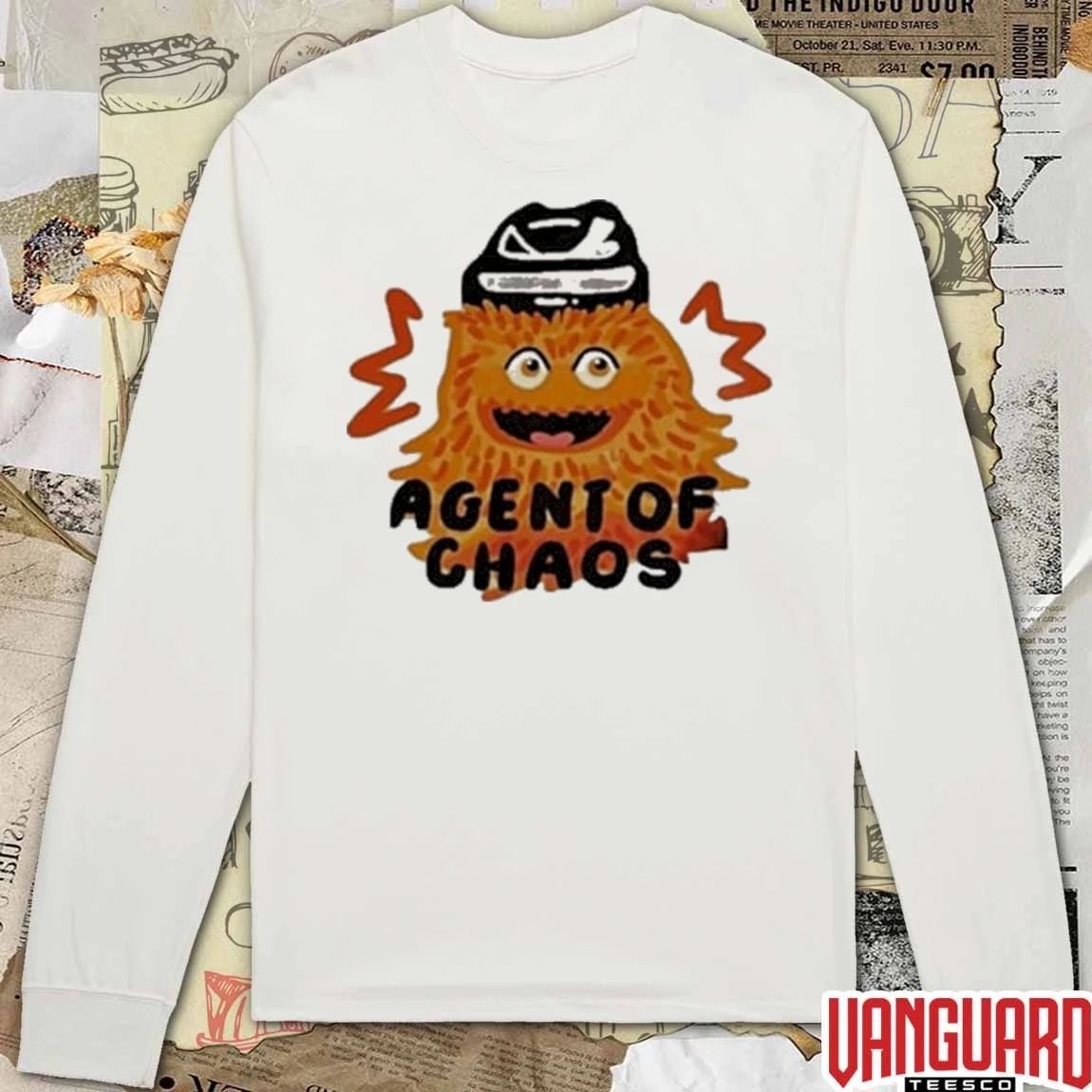 Gritty Agent of Chaos Philadelphia Flyers 2026 NHL Hockey Mascot t-shirt