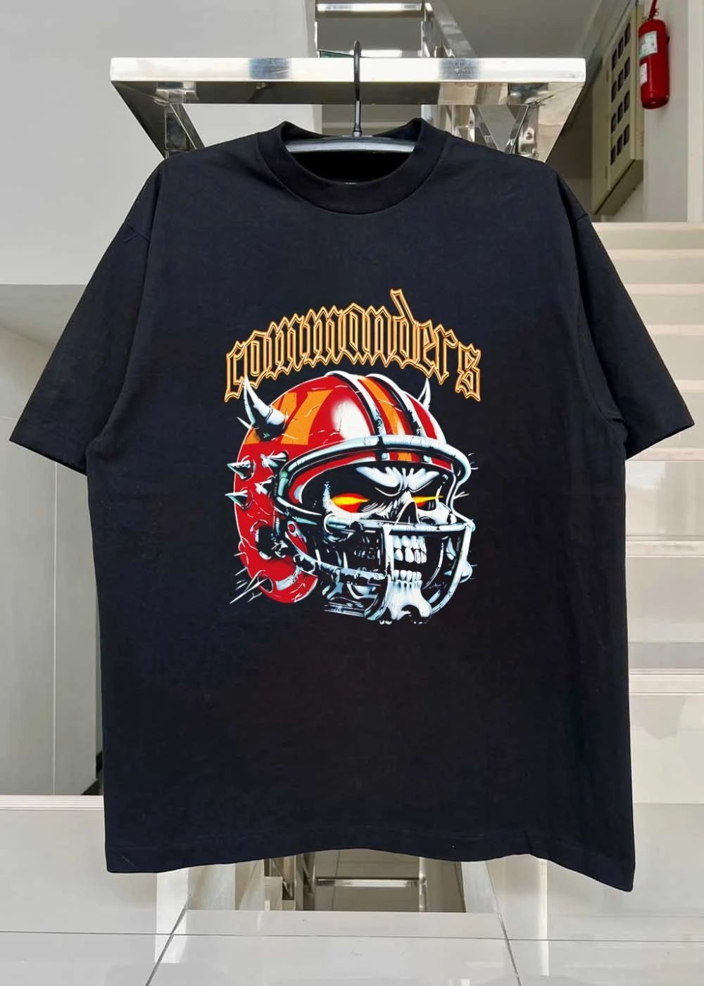 Commanders Skull Helmet T-Shirt