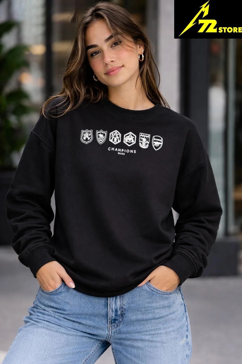 Arsenal 2026 Premier League Champions Where We Belong All Logos Shirt