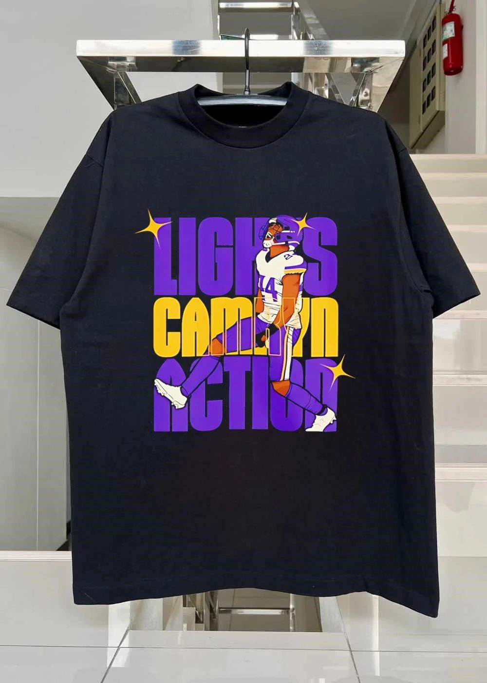 Lights Camryn Action Minnesota Vikings Player Shirt