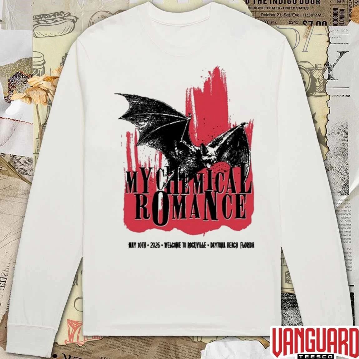 My Chemical Romance May 10 2026 Concert Daytona Beach, FL t-shirt