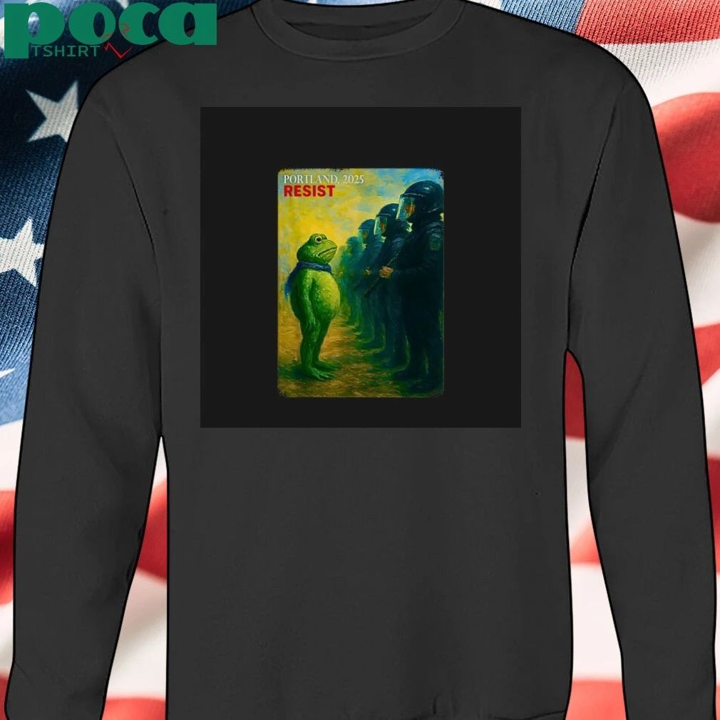 2025 Portland Frog Frogs Against Resist T-Shirt