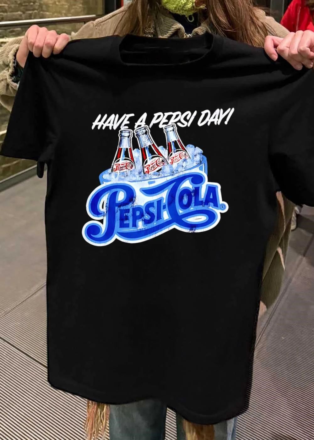 Have a Pepsi Day Bottles in Ice Cold Beverage Graphic T-Shirt