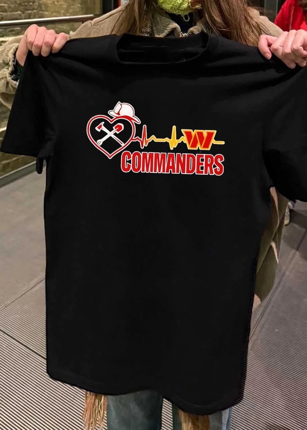 Washington Commanders Football 2026 heart rate shirt