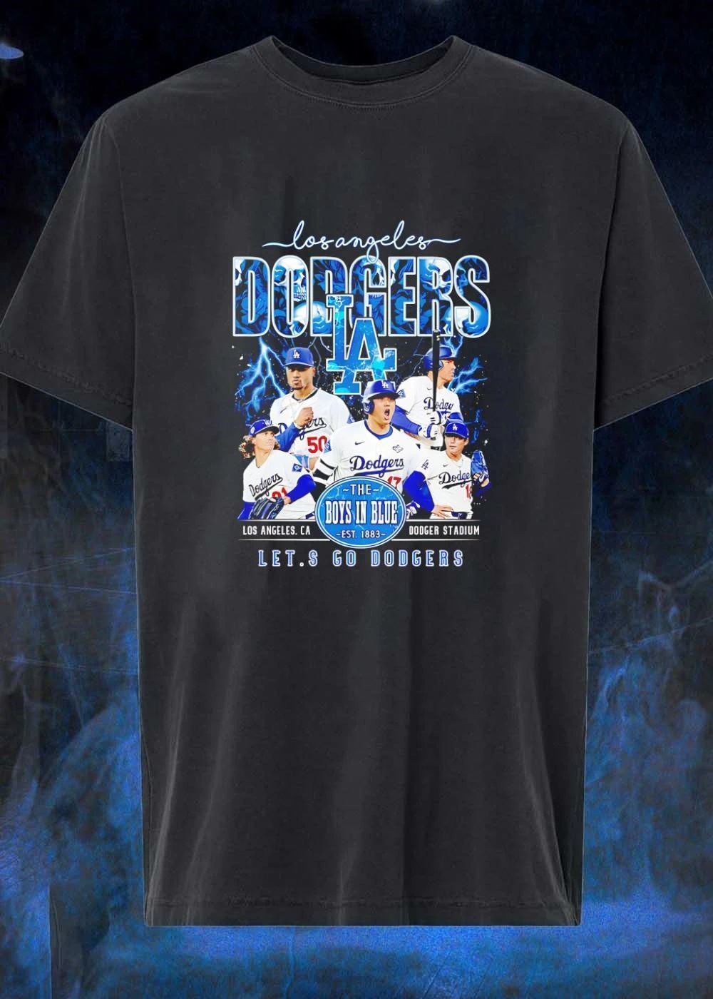 Los Angeles CA, Dodger Stadium. Los Angeles Dodgers The Boys In Blue Est 1883. Let s Go Dodgers Shirt