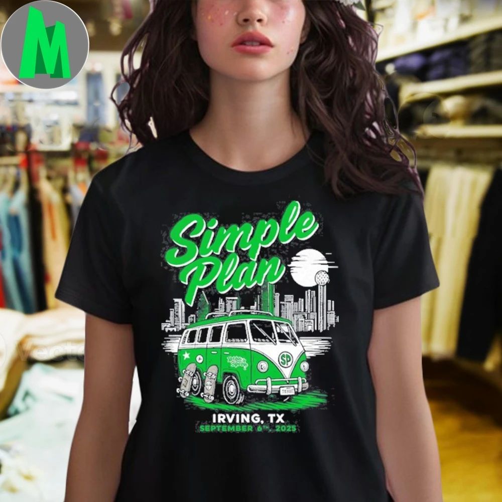 Simple Plan The Pavilion at Toyota Music Factory, Irving, TX. Sep 06, 2025 T-Shirt