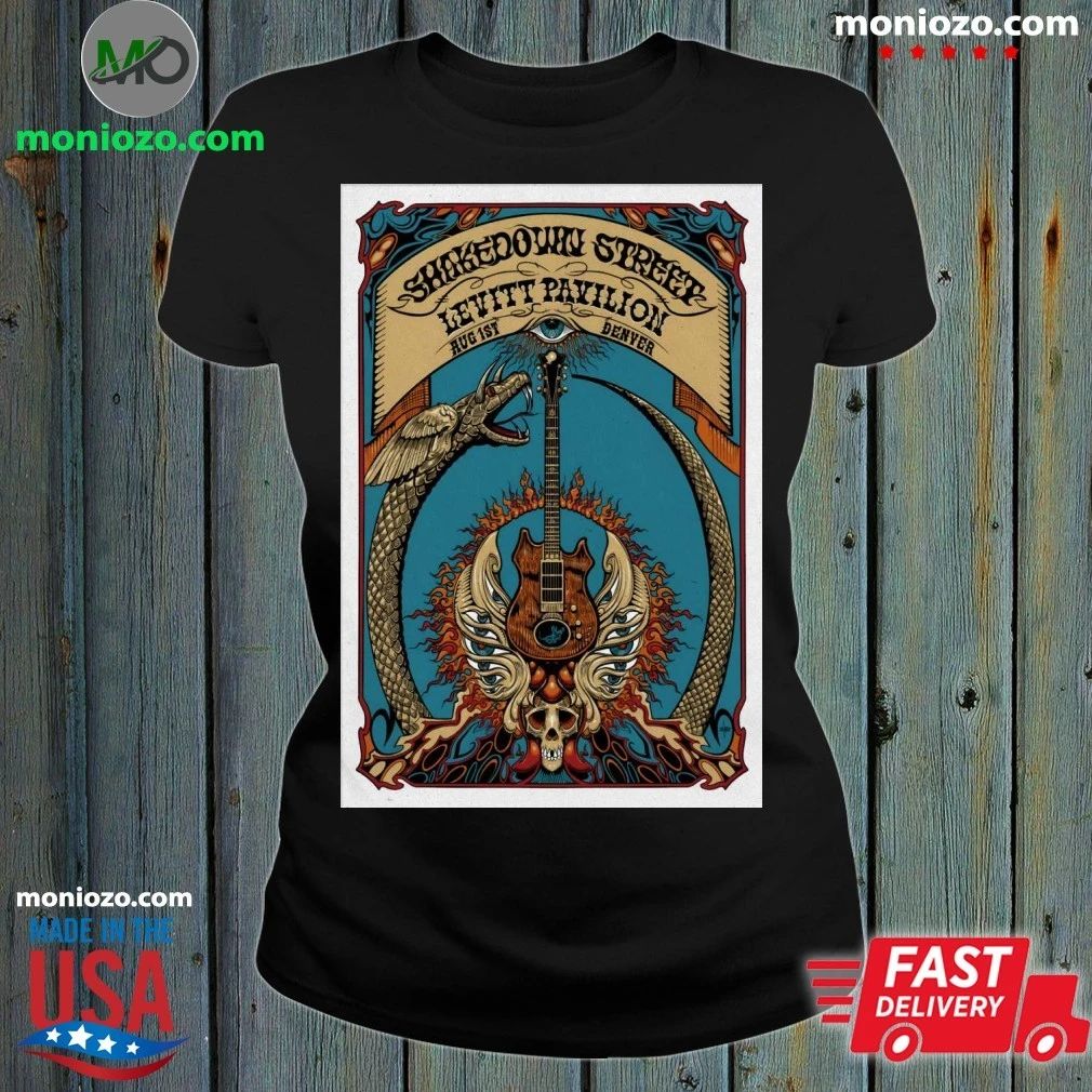 Original Shakedown Street Event Denver CO On Aug 1 2026 Poster T-Shirt
