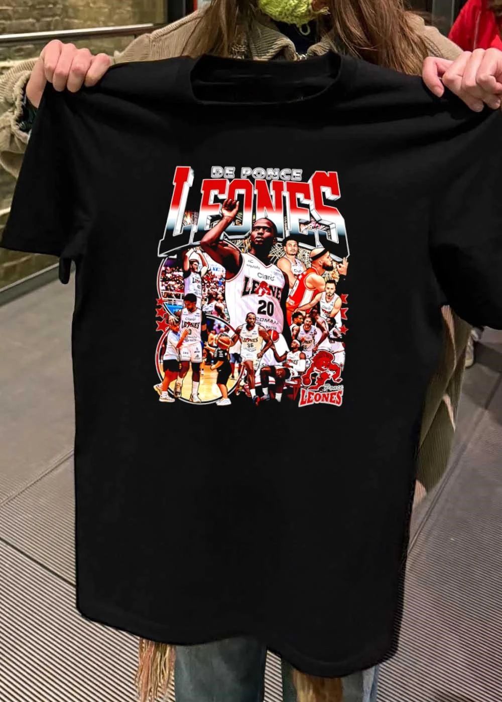 Leones de Ponce Basketball Team Players Action Vintage Style T-Shirt