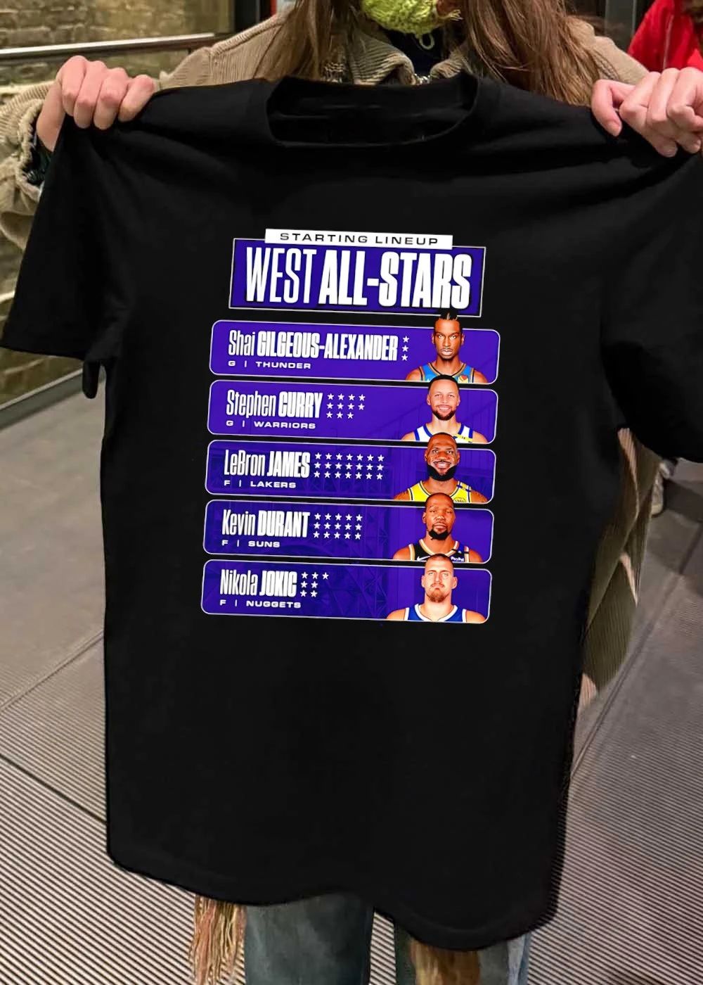 Starting Lineup West All-stars shirt