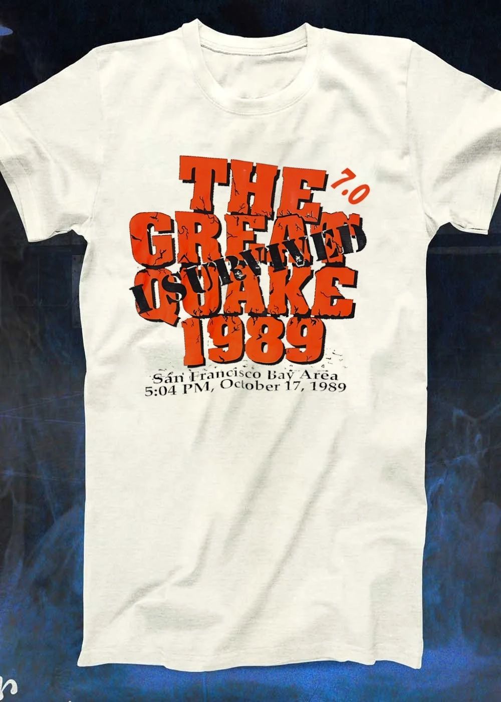 The Great Quake 1989 San Francisco Bay Area 5.04 PM October 17 1989 shirt