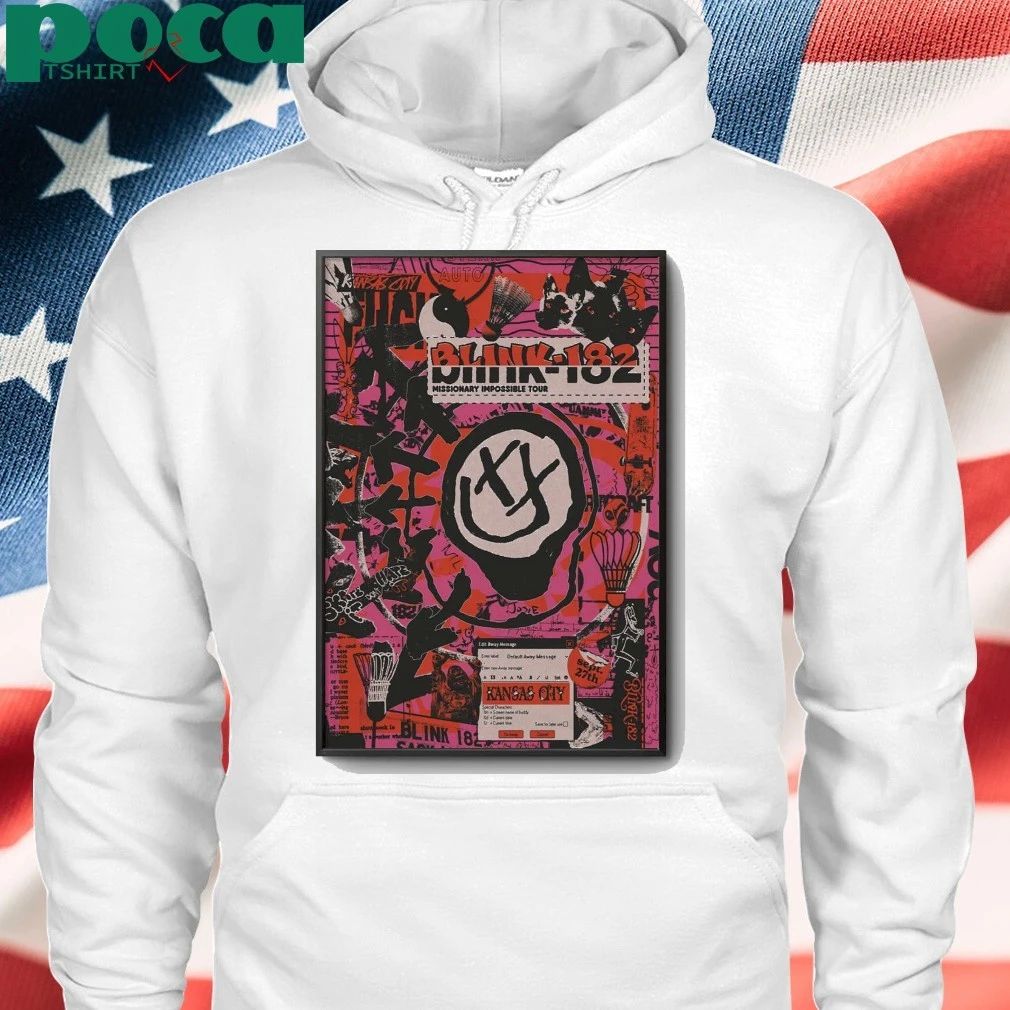 Blink 182 September 27 2025 T-Mobile Center Kansas City, MO Poster shirt