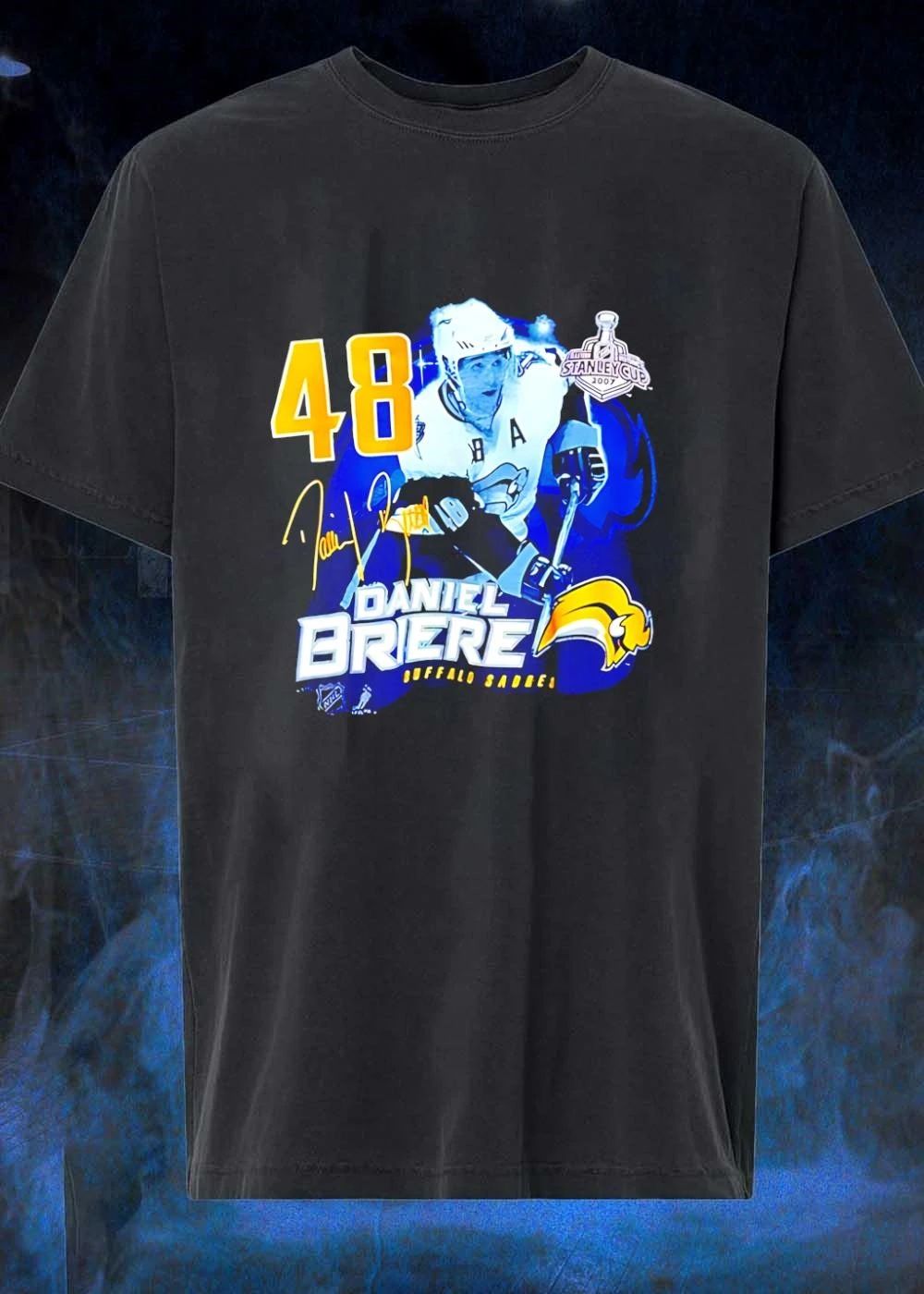 Buffalo Sabres Daniel Briere 48 signature shirt