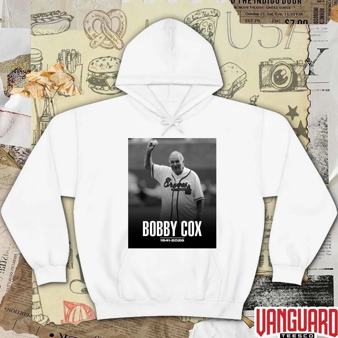 Bobby Cox 1941 – 2026 Talkin’ Baseball Poster t-shirt