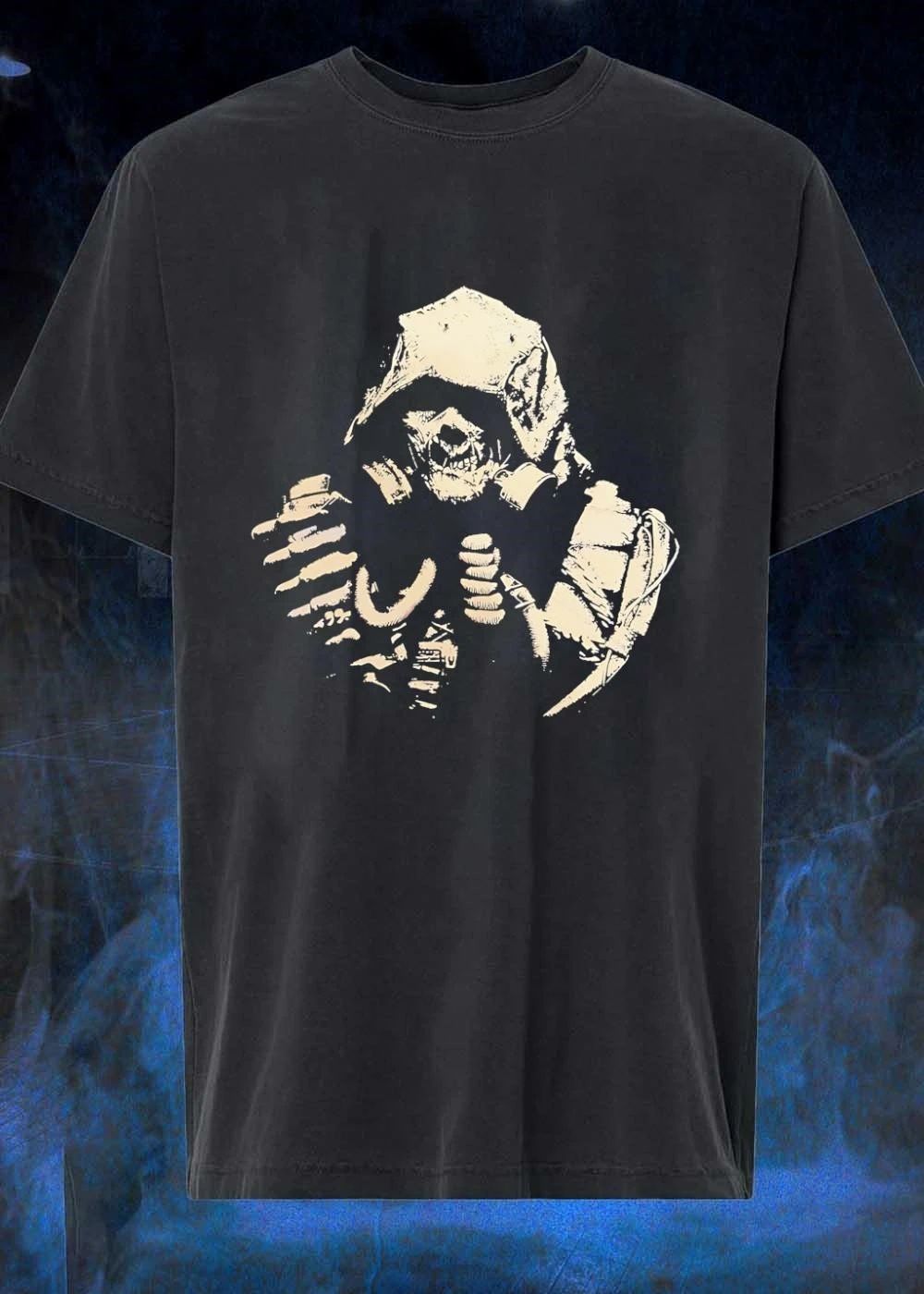 Arkham Scarecrow Gas Mask Hooded Villain Shirt